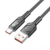 Hoco USB-A Till USB-C Kabel 1.2m - Svart
