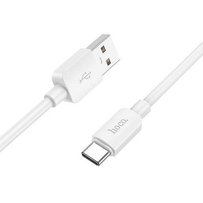 Hoco USB-C till USB-A kabel 1m 100W - Vit