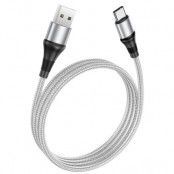 Hoco USB-A Till USB-C Kabel 1m - Grå