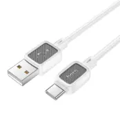 Hoco USB-A Till USB-C Kabel 3A 1m X108 - Vit