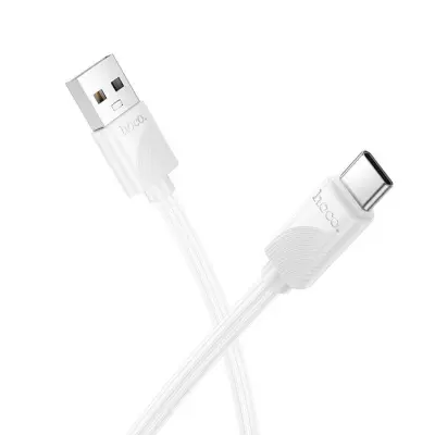 HOCO USB-A - USB-C 3A Kabel 1m X114 - Vit