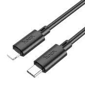Hoco USB-C Till Lightning Kabel 1m - Svart