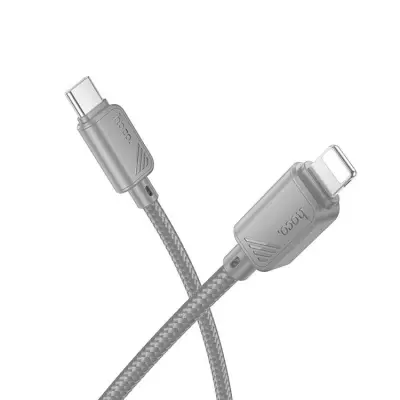 HOCO USB-C till Lightning Kabel 27W 1m X113 - Grå