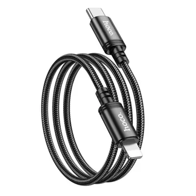 Hoco USB-C till Lightning Kabel PD 20W X89 1m Svart