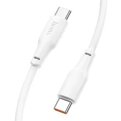 Hoco USB-C till USB-C 100W 2m 3A Kabel X93 - Vit