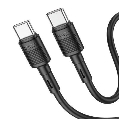 HOCO USB-C Till USB-C 60W Kabel 1m PD 3A X83 - Svart