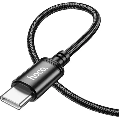 Hoco USB-C Till USB-C Kabel 1m - Svart