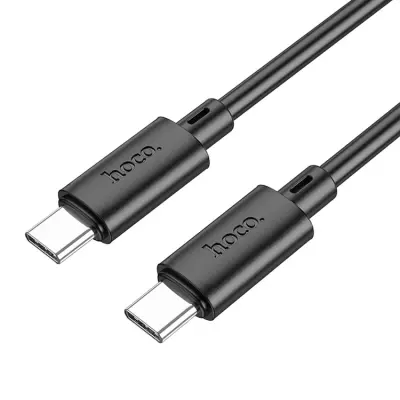 Hoco USB-C Till USB-C Kabel 1m - Svart