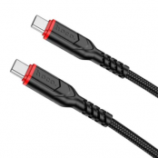 Hoco USB-C Till USB-C Kabel 60W 2m - Svart