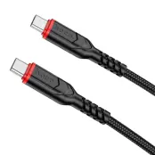 HOCO USB-C till USB-C Kabel PD QC 3A 60W X59 - Svart