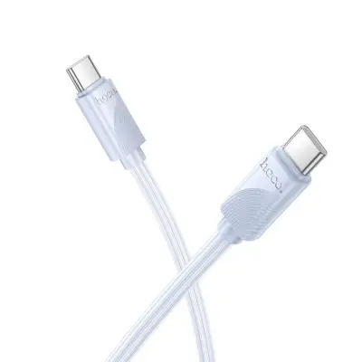 Hoco USB-C - USB-C 60W 3A Kabel 1m X114 - Blå