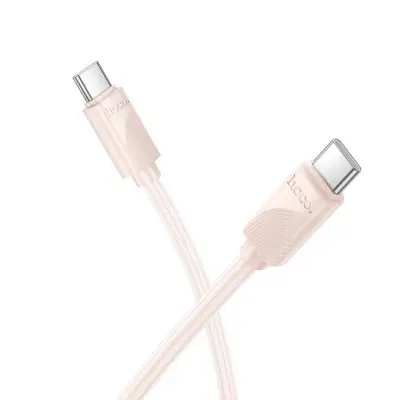 HOCO USB-C - USB-C 60W 3A Kabel 1m X114 - Rosa