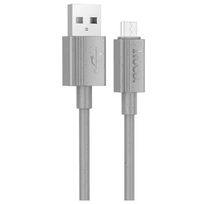 HOCO USB Till MicroUSB 1m Kabel 2.4A X107 - Grå