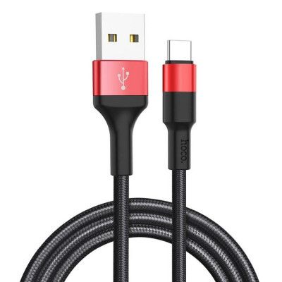 Hoco Xpress Typ-C Kabel 1m - Svart Röd