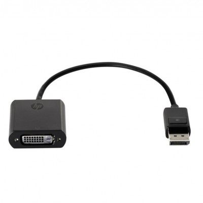 HP DisplayPort Till DVI Adapter - Svart