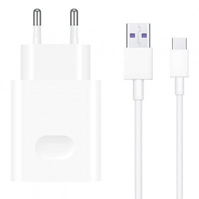 Huawei CP404 Väggladdare + USB-C kabel 22.5W - Vit