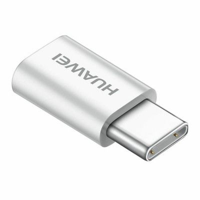 Huawei Micro USB till USB-C Adapter - Vit