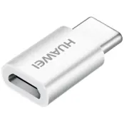 Huawei USB Adapter Micro-USB Till Typ-C AP52 - Vit (1 Pack)