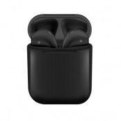 i12S TWS Trådlösa hörlurar, Bluetooth 5.0 - Svart
