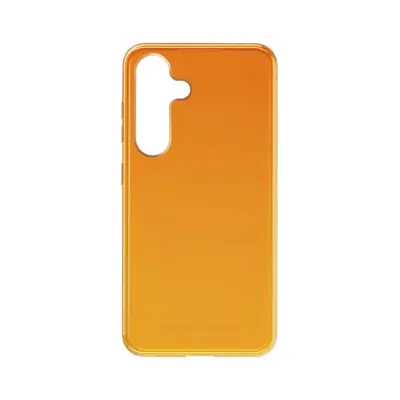 iDeal of Sweden Galaxy S24 Mobilskal Clear Case Mid - Orange Spritz