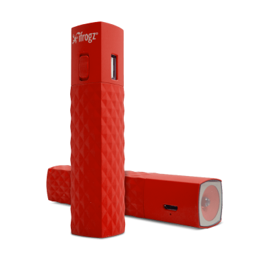 Ifrogz Go Lite Powerbank batteriladdare och ficklampa 2600 mAh -
