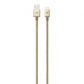 IFROGZ UNIQUE SYNC PREMIUM USB A TO USB C CABLE 1.8M GOLD