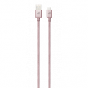 IFROGZ UNIQUE SYNC PREMIUM USB A TO USB C CABLE 1.8M ROSE GOLD
