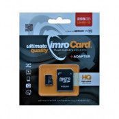 Imro 256GB microSDXC minneskort kl. 10 UHS-3 med adapter