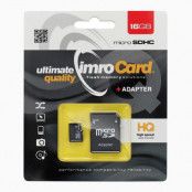 Imro Minneskort MicroSD 16GB Med Adapter Klass 10 UHS