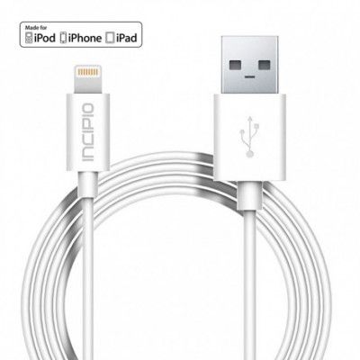 Incipio MFI Ladd & Synk Lightning kabel - 1m - Vit