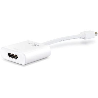 J5 create Mini DisplayPort till HDMI kabel - 20-pin ha - HDMI 19-pin ho, 0,1m, v