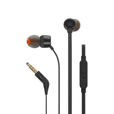 JBL Tune 110 In-Ear-Hörlurar med 3.5 mm Minijack - Svart
