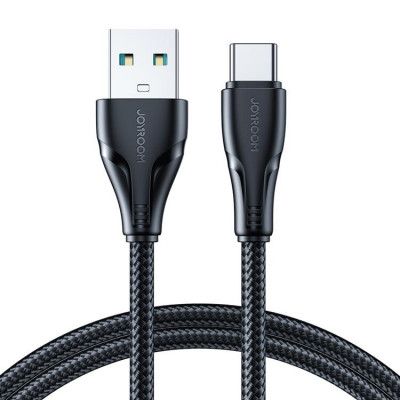Joyroom Fast USB-A till USB-C 3A Kabel 2 m - Svart