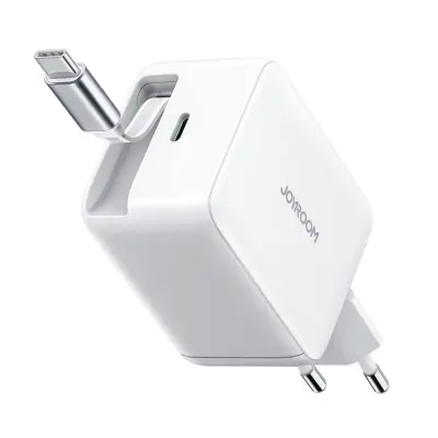 JOYROOM GaN Snabbladdare 67W USB-C Infällbar USB-C Kabel EU