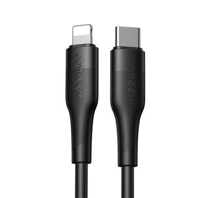 Joyroom Lightning Kabel USB-C 20W 2.4A 0.25m - Svart