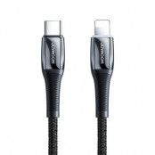 Joyroom Lightning Kabel USB-C 20W 2.4A 1.2m - Svart