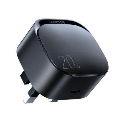 Joyroom Liten Snabb USB Typ-C PD Laddare 20W EU Kontakt - Svart