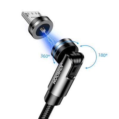 Joyroom Magnetisk Micro USB Kabel 1.2m - Svart