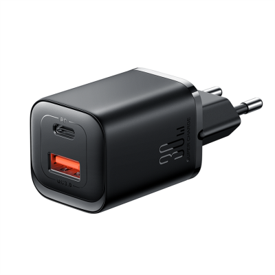 Joyroom PD Väggladdare USB-A/USB-C 30W - Svart