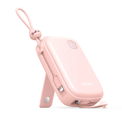 Joyroom Powerbank 22.5W 20000mAh + USB-C Kabel - Rosa