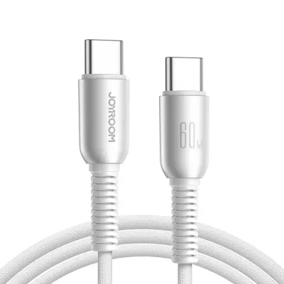 Joyroom S-A51 60W USB-C - USB-C Kabel 1.2m - Ljusgrå