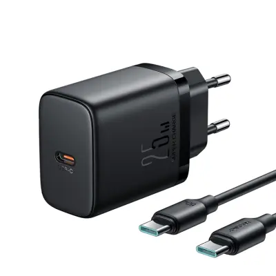 Joyroom Snabb Väggladdare 25W med USB-C Kabel 1m