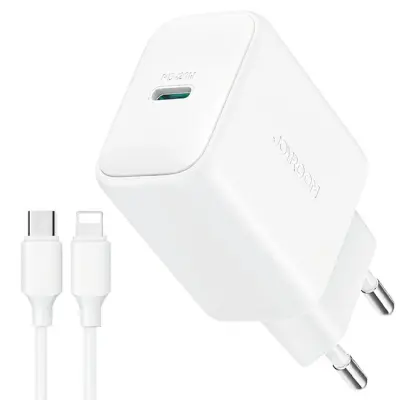 JOYROOM Snabbladdare 20W USB-C - USB-C/Lightning Kabel EU PD