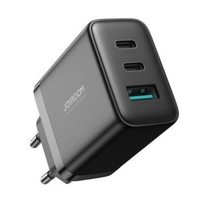 Joyroom UK Väggladdare 2x USB-C/USB-A 32W - Svart