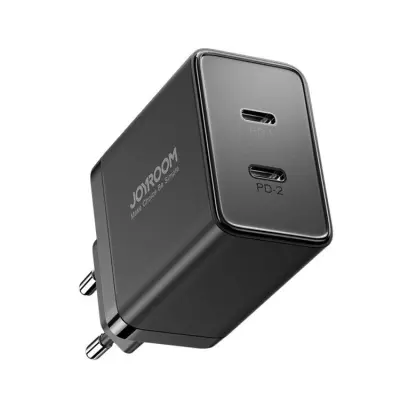 Joyroom Snabbladdare JR-TCF09 2x USB-C 40W - Svart