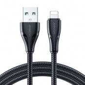 Joyroom Surpass USB Till Lightning Kabel 3 m - Svart