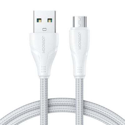 Joyroom Surpass USB Till Micro USB Kabel 2 m - Vit