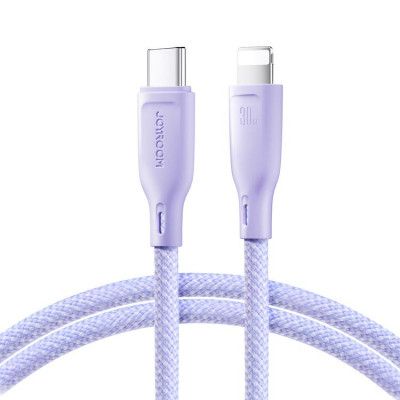 Joyroom USB-C till Lightning kabel 1m PD 30W - Lila