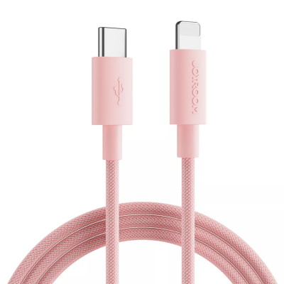 Joyroom Typ-C Till Lightning Kabel 2m 20W - Rosa