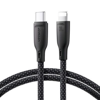 Joyroom USB-C till Lightning kabel 2m PD 30W - Svart
